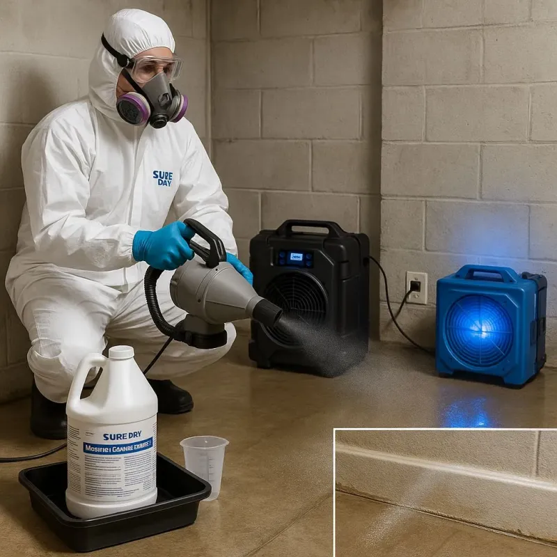 Sanitization and Odor Removal process in Cheney, WA
